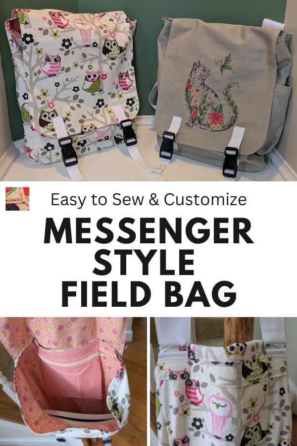 DIY Field Bag Free Tutorial - pin