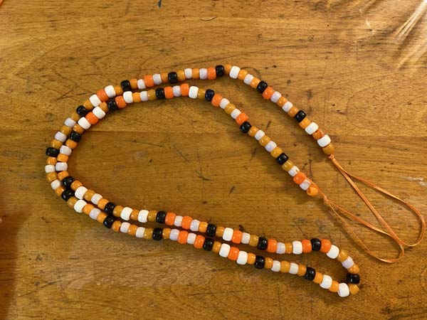 DIY Ghost Garland Rope Finished