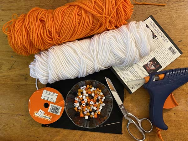 DIY Ghost Garland Supplies