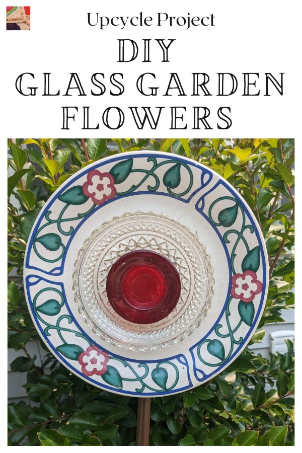DIY Garden Glass Flowers - Pin 2