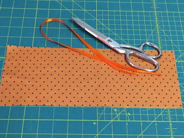 DIY Halloween candy Bags Fabric Ribbon
