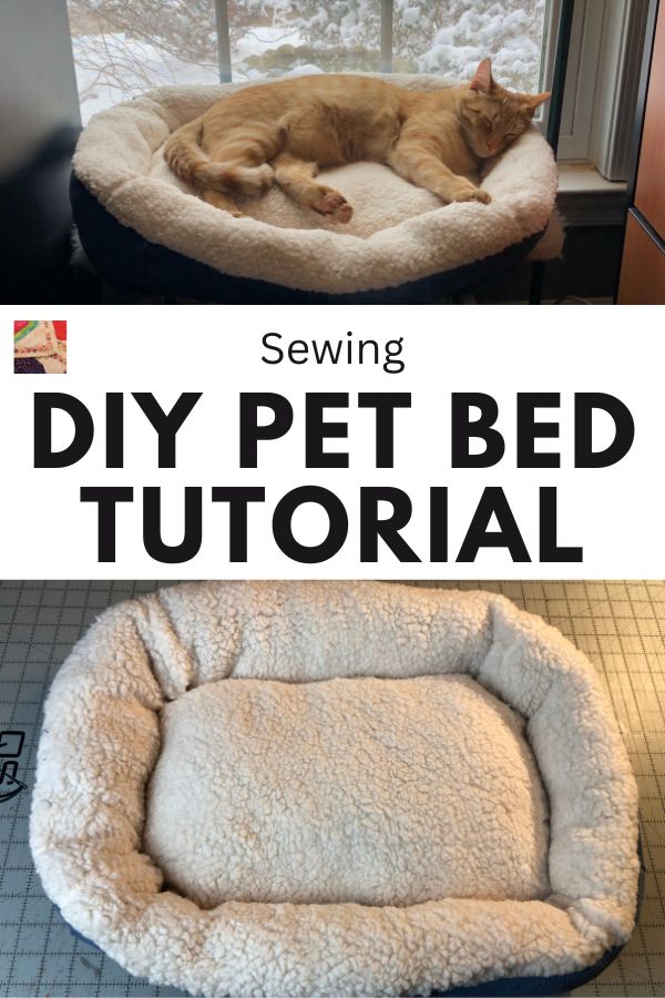 DIY Pet Bed Tutorial - pin