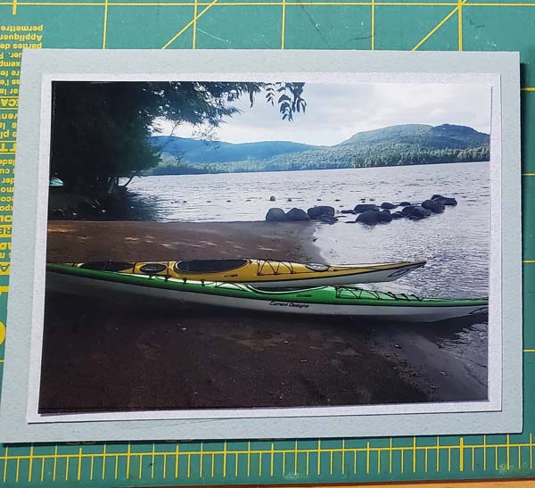 DIY Photo Card Kayak