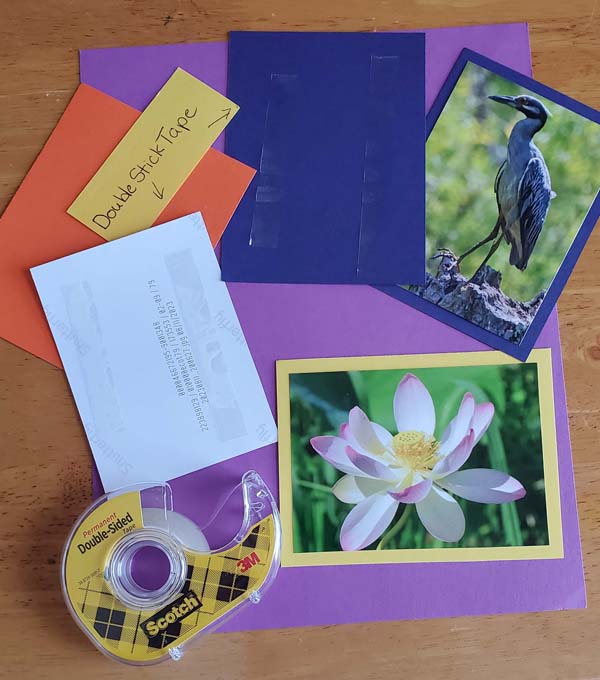 DIY Photo Cards 3 Tape Photos