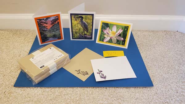 DIY Photo Cards 6 Completed Cards