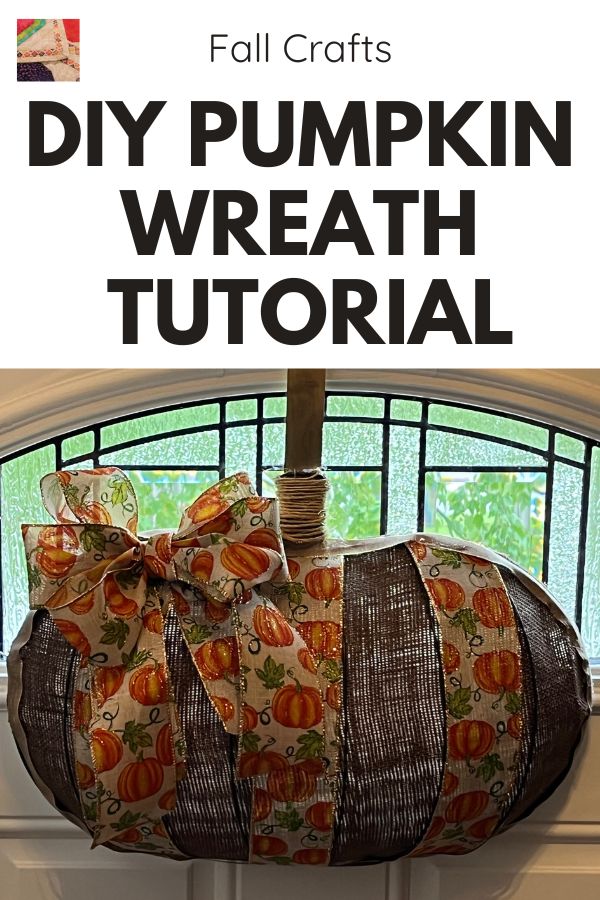 DIY Pumpkin Wreath Tutorial - pin