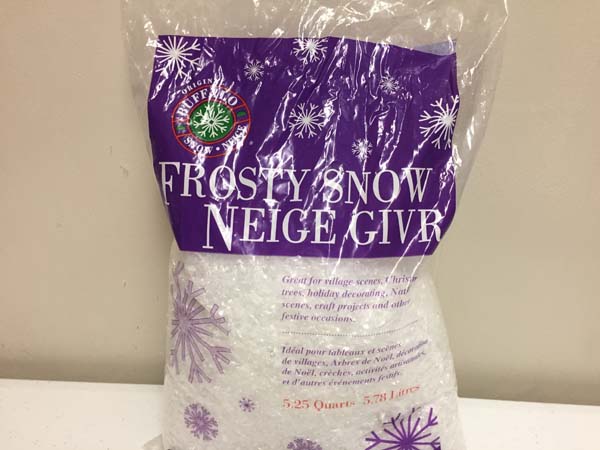 DIY Snowman Ornament Snow