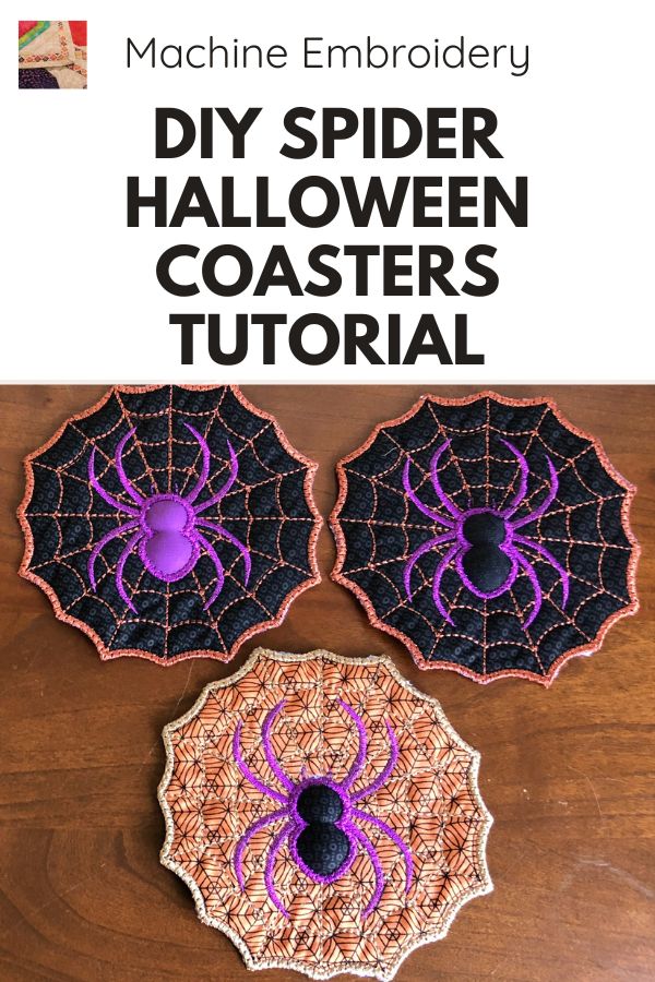 Spider Coasters Tutorial - pin