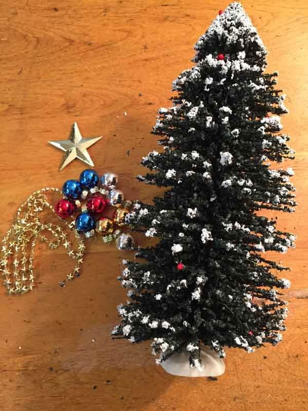 DIY Tabletop Christmas Tree Tutorial - Supplies
