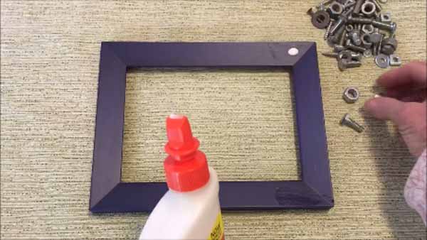 Dad Nuts and Bolts Picture Frame - Dab Glue