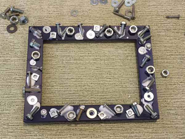 Dad Nuts and Bolts Picture Frame - Glued