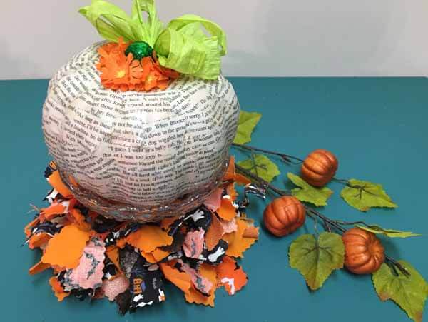 Decoupage Pumpkin