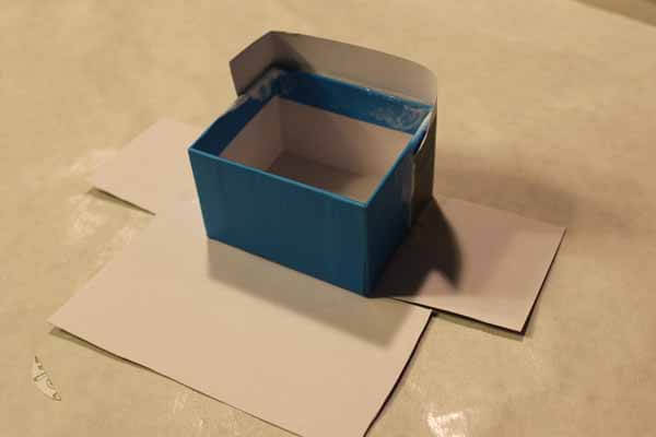 Decoupage Boxes with Scrapbook Paper Tutorial