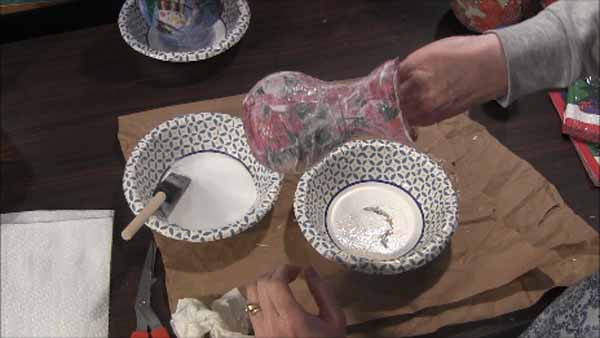 Decoupage Tea Light Holder Tutorial Add Mod Podge For Glitter