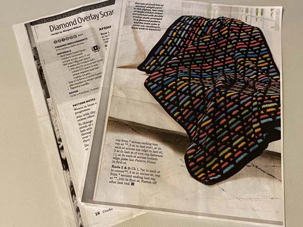 Diamond Overlay Scrapghan Pattern