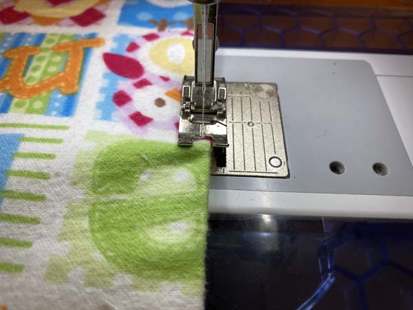 Diaper Changing Pad Edgestitch