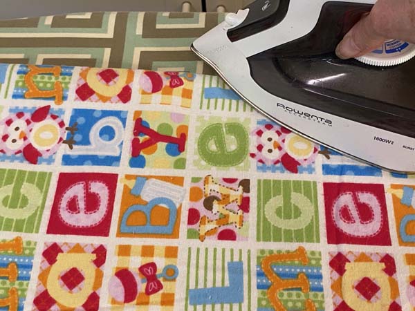 Diaper Changing Pad Iron Flat