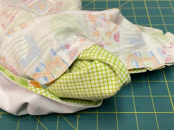 Diaper Changing Pad Turn Right Side Out