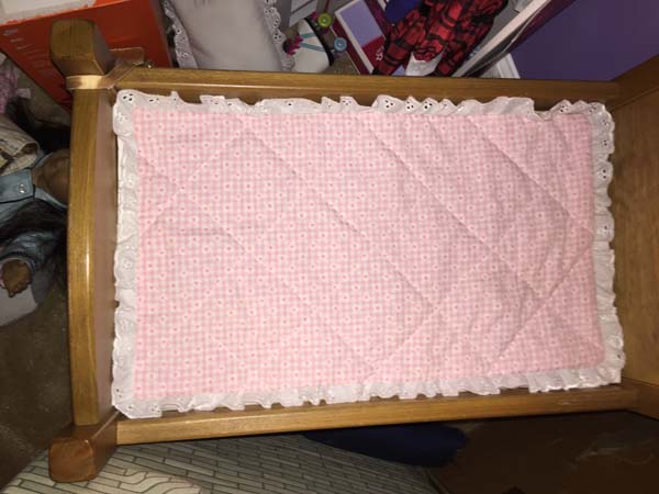 Doll Bed Quilt On Bed