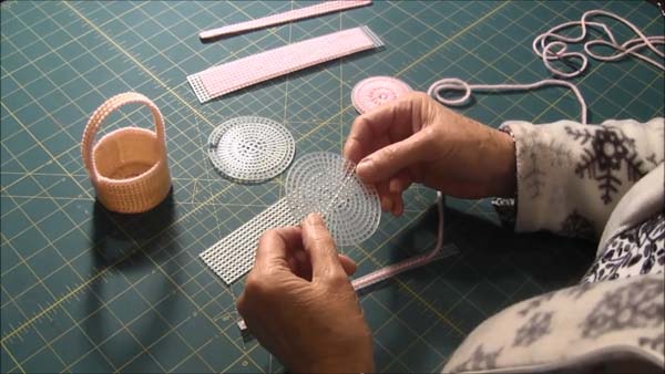 Doll Easter Basket Plastic Canvas 1 Plastic Canvas Circle