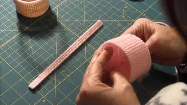 Doll Easter Basket Plastic Canvas 18 Attach Handle