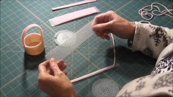 Doll Easter Basket Plastic Canvas 2 Plastic Canvas for Basket Side