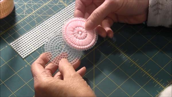 Doll Easter Basket Plastic Canvas 5 Finish Circle