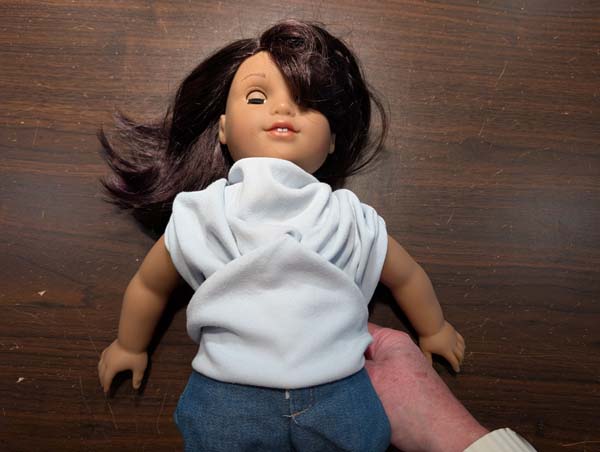 Doll Halter Top 13 Wrap around to back