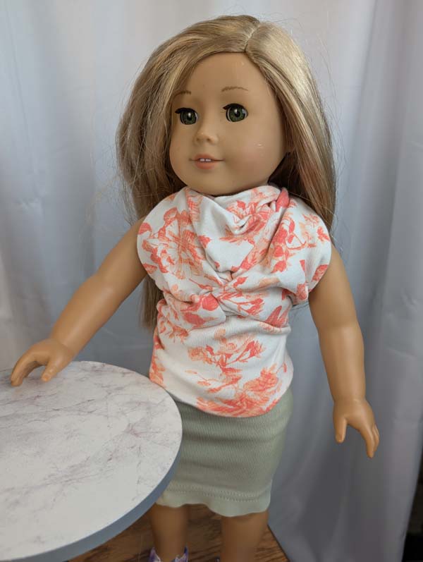 Doll Halter Top 18 Another doll wearing shirt with print