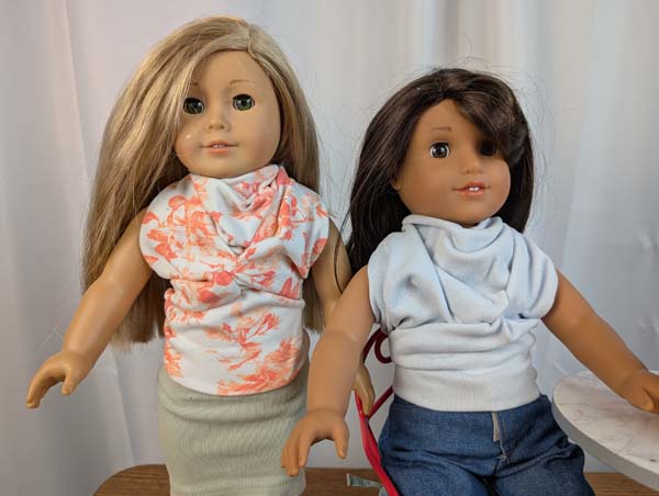 Doll Halter Top 19 two dolls wearing halter top
