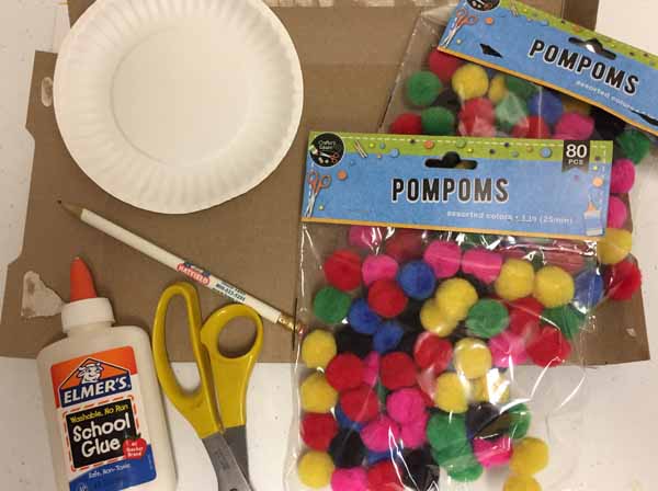 Doll House Pom-Pom Rug Tutorial - Supplies