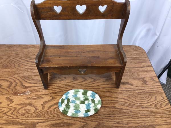 Doll House Rug By Bench