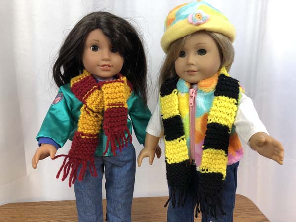 Doll Knit Scarf Dolls Wearing Scarves