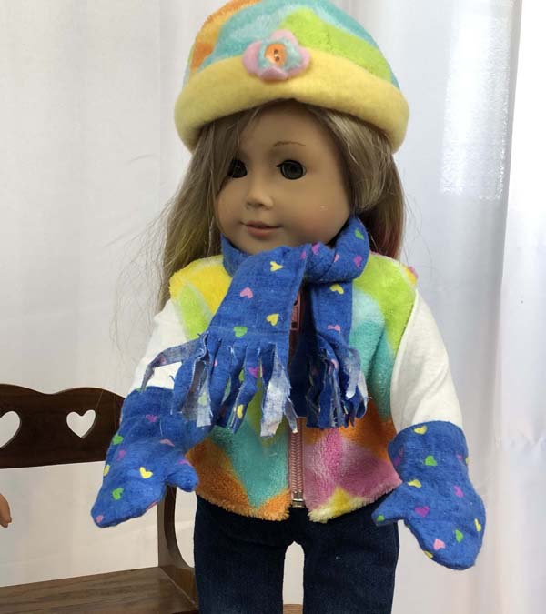 Doll Mittens Doll Wearing Mittens