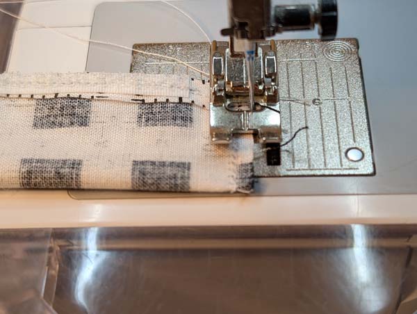 Doll Pencil Case 12 Zig Zag Sides Needle to right