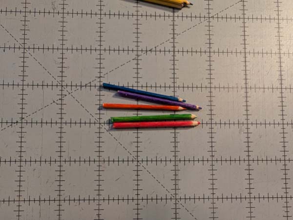 Doll Pencils 17 Several Finished Colored Pencils