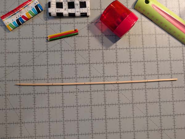 Doll Pencils 3 Dowel Marked