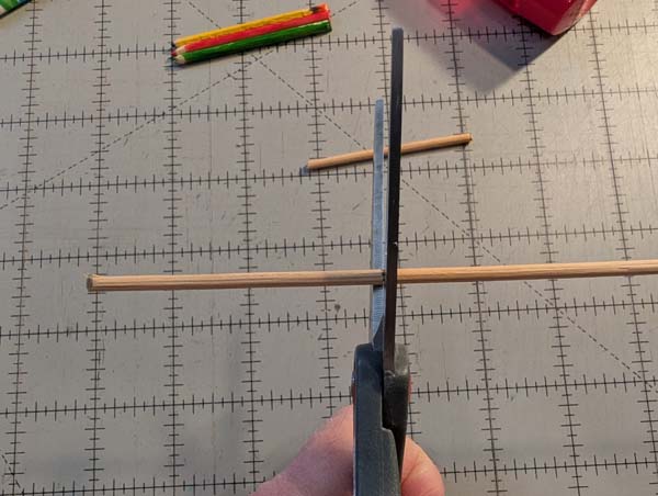 Doll Pencils 4 Cut Sections