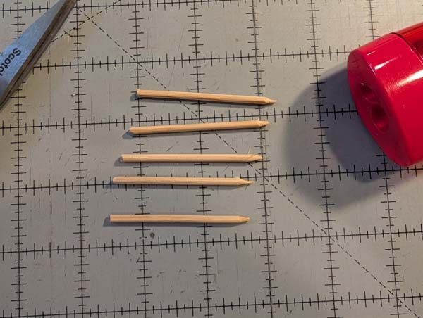 Doll Pencils 7 Sharpened