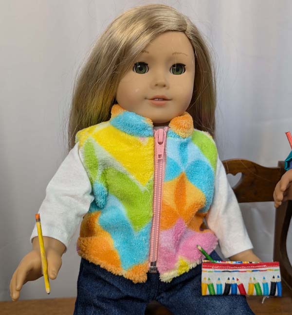 Doll Pencils Doll with Pencil and Case