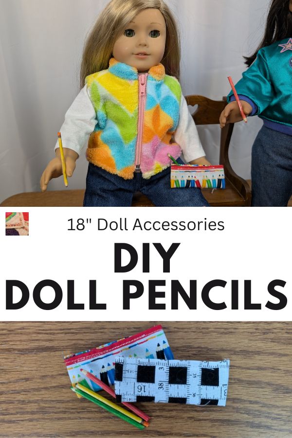 Doll Pencils- Tutorial - pin