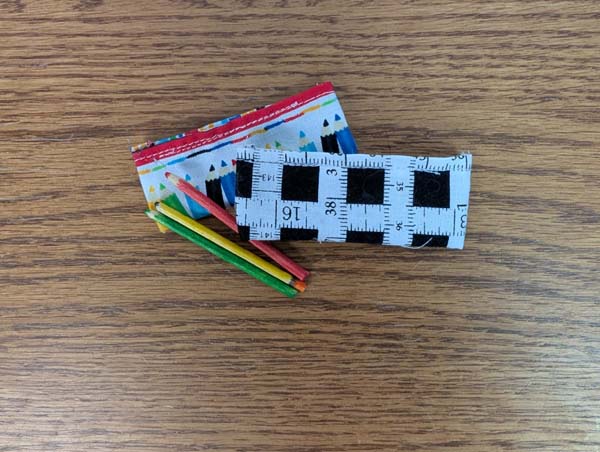 Doll Pencils Two Cases with 3 Pencils