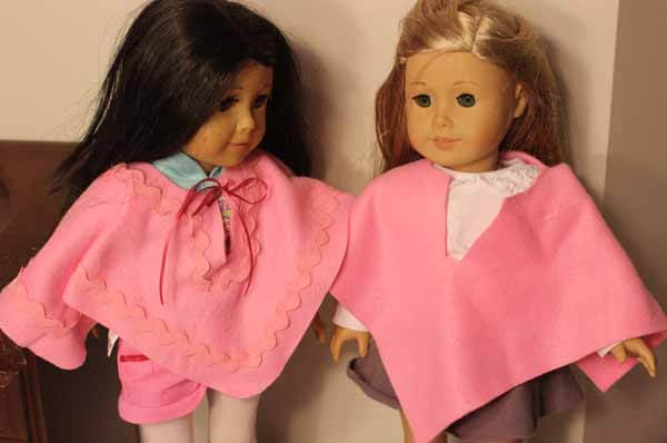 American Girl Doll Poncho Finished