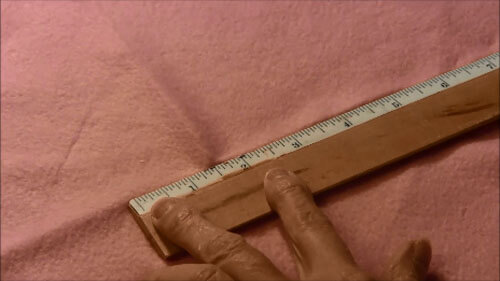 Doll Poncho Tutorial - Measure Opening