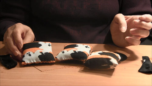 Doll Pillows from a Sock Tutorial - Finished