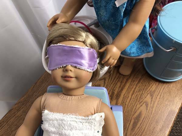 Doll Spa Eye Mask In Chair