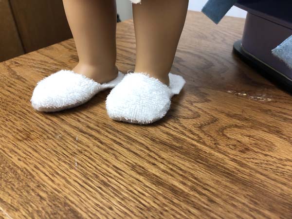 Doll Spa Slippers Finished