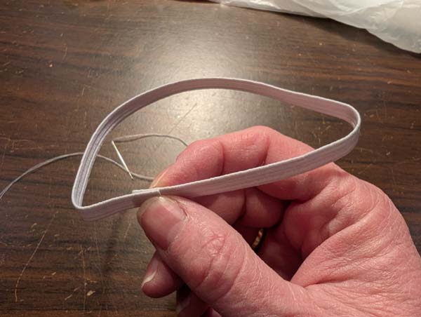 Doll Tutu 2 Stitch Elastic Together