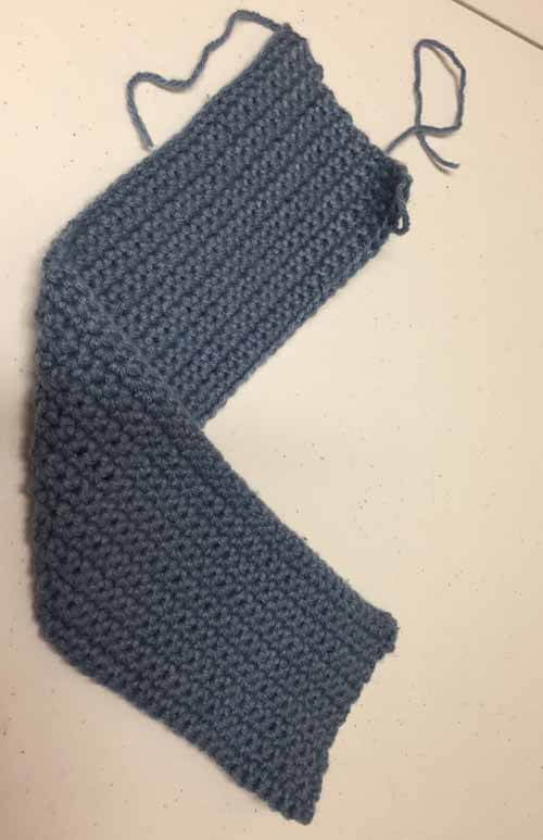 Doll Crocheted Shoulder Wrap - Form V