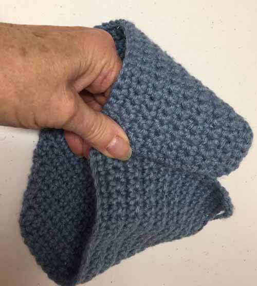 Doll Crocheted Shoulder Wrap - Align Ends